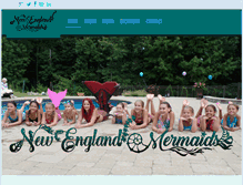 Tablet Screenshot of newenglandmermaids.com